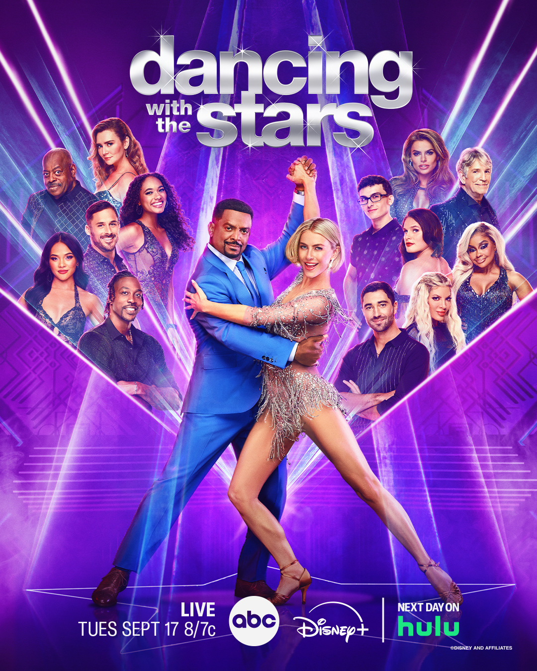 Dancing with the Stars Season 33 poster key art Alfonso Ribeiro and Julianne Hough | Tell-Tale TV Dancing with the Stars Season 33 poster key art Alfonso Ribeiro and Julianne Hough