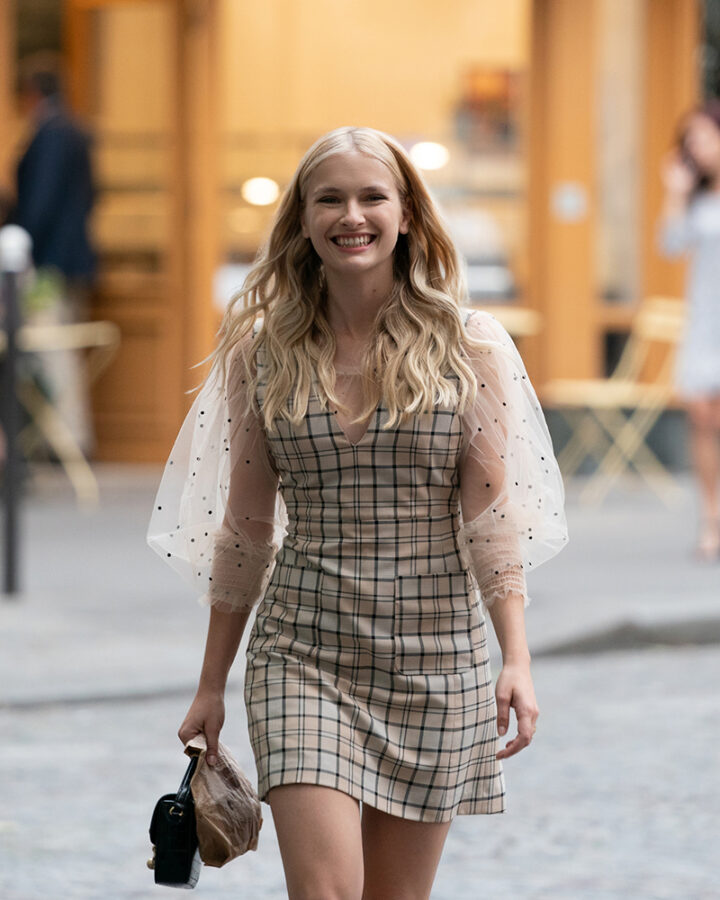 Emily in Paris Season 1 Episode 5 -- Camille Razat. | Tell-Tale TV Emily in Paris Season 1 Episode 5 -- Camille Razat.