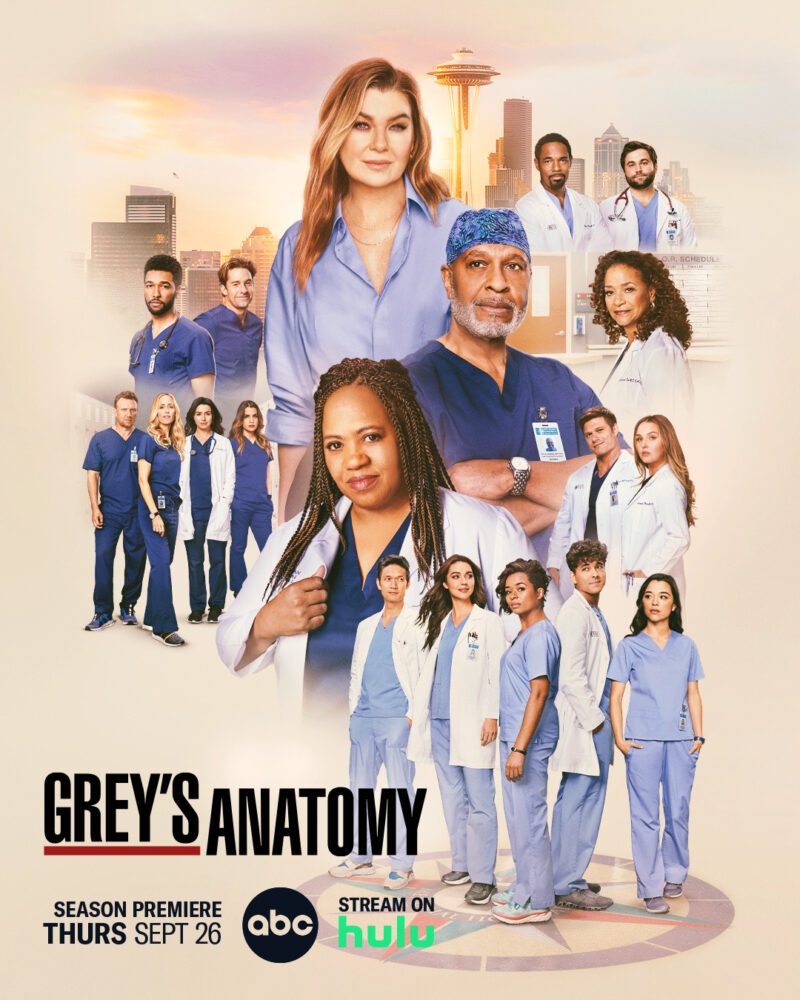 Grey's Anatomy Season 21 poster key art cast