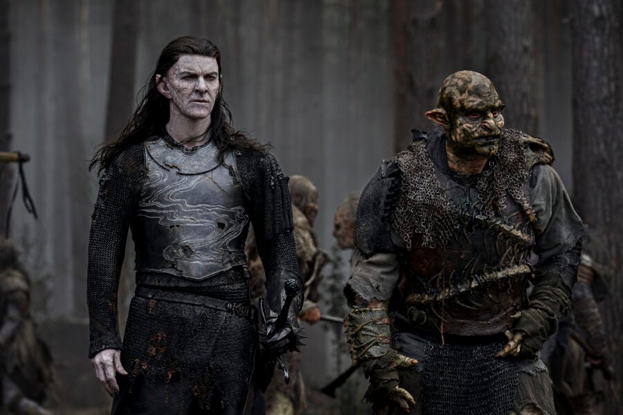 The Lord of the Rings: The Rings of Power Season 2. Pictured: Sam Hazeldine as Adar