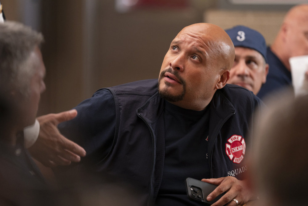 CHICAGO FIRE -- "A Monster In the Field" Episode 13001 -- Pictured: Joe Miñoso as Joe Cruz -- (Photo by: Peter Gordon/NBC)