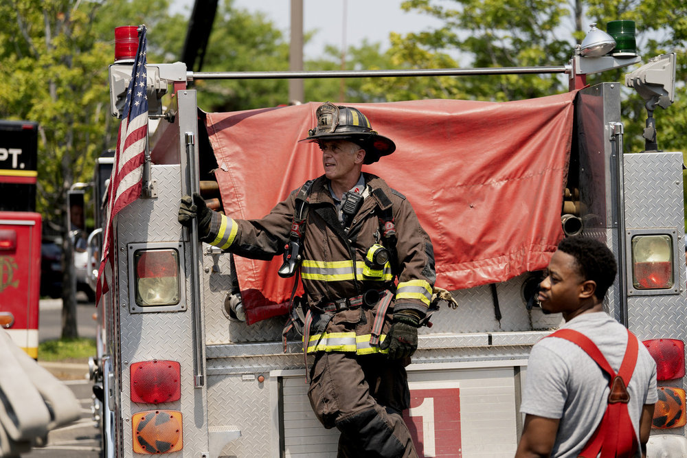 CHICAGO FIRE -- "A Monster In the Field" Episode 13001 -- Pictured: David Eigenberg as Christopher Herrmann-- (Photo by: Peter Gordon/NBC)