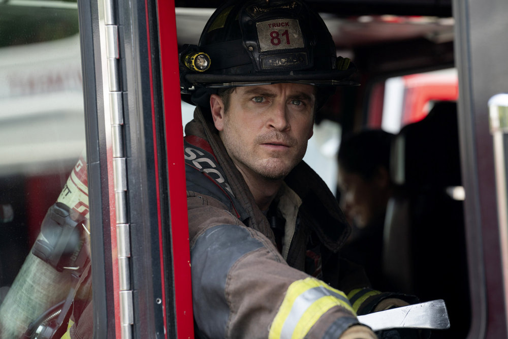 CHICAGO FIRE -- "A Monster In the Field" Episode 13001 -- Pictured: Jake Lockett as Sam Carver -- (Photo by: Peter Gordon/NBC)