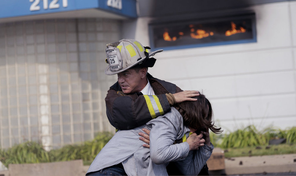 CHICAGO FIRE -- "A Monster In the Field" Episode 13001 -- Pictured: Dermot Mulroney as Chief Dom Pascal -- (Photo by: Peter Gordon/NBC)