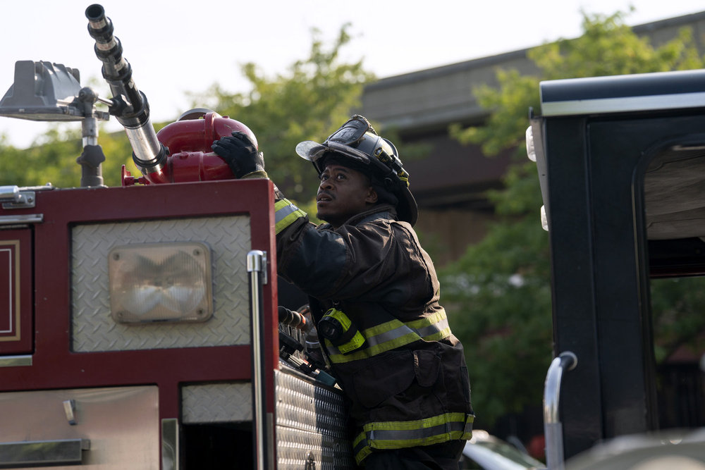 CHICAGO FIRE -- "A Monster In the Field" Episode 13001 -- Pictured: Daniel Kyri as Darren Ritter -- (Photo by: Peter Gordon/NBC)