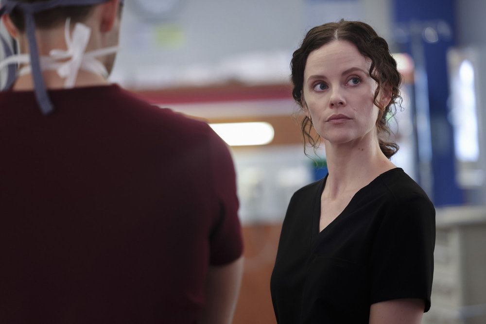Chicago Med - Season 10 | Tell-Tale TV CHICAGO MED -- "Sink or Swim" Episode 1001 -- Pictured: Sarah Ramos as Dr. Caitlin Lenox