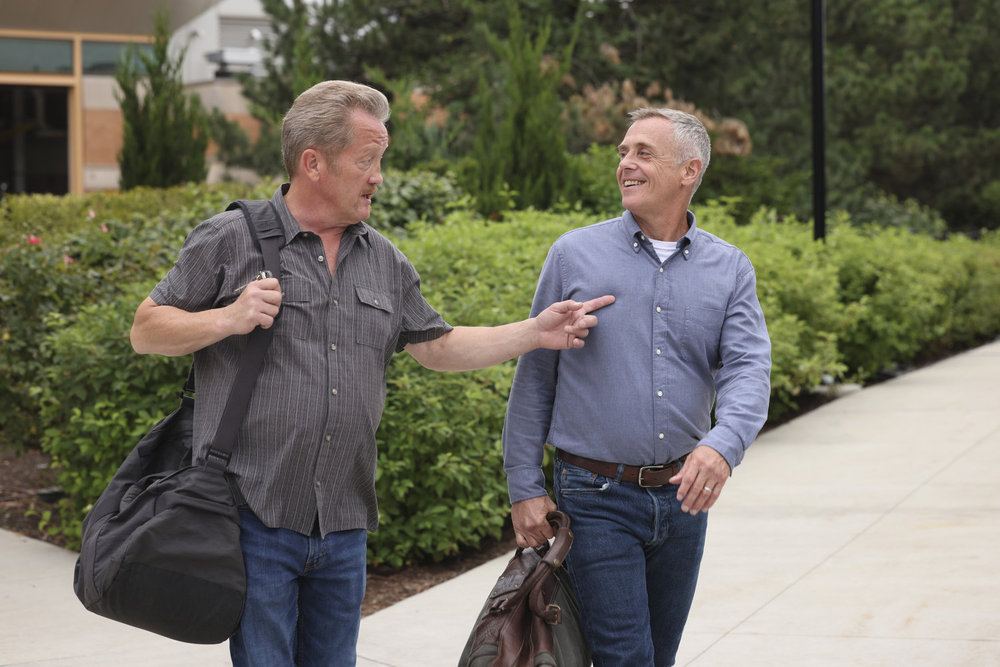 CHICAGO FIRE -- "Ride the Blade" Episode 13002 -- Pictured: (l-r) Christian Stolte as Randy "Mouch" McHolland, David Eigenberg as Christopher Herrmann