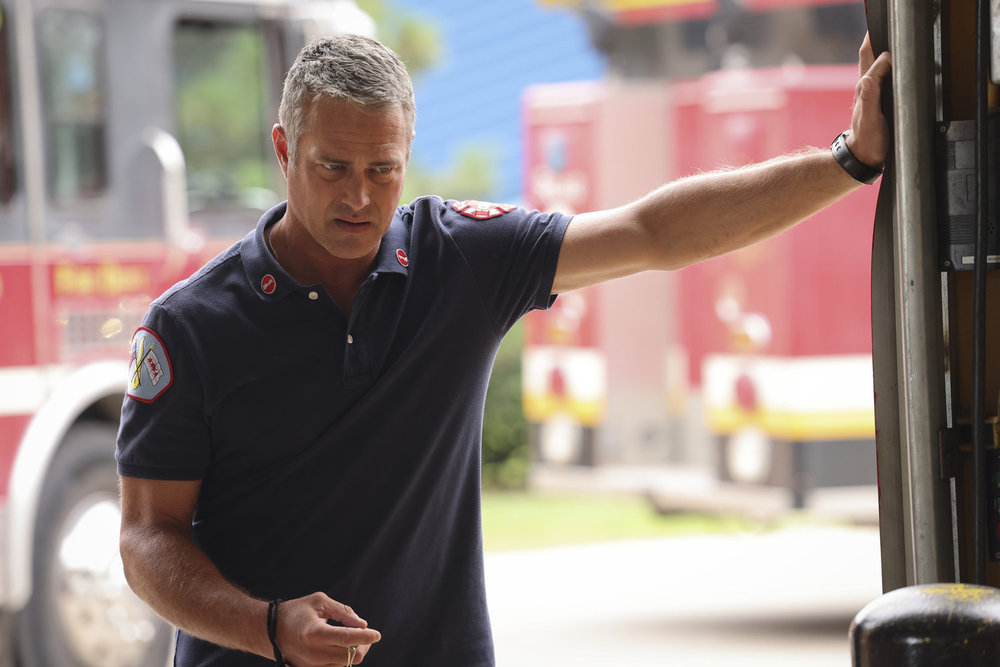 CHICAGO FIRE -- "Ride the Blade" Episode 13002 -- Pictured: Taylor Kinney as Kelly Severide