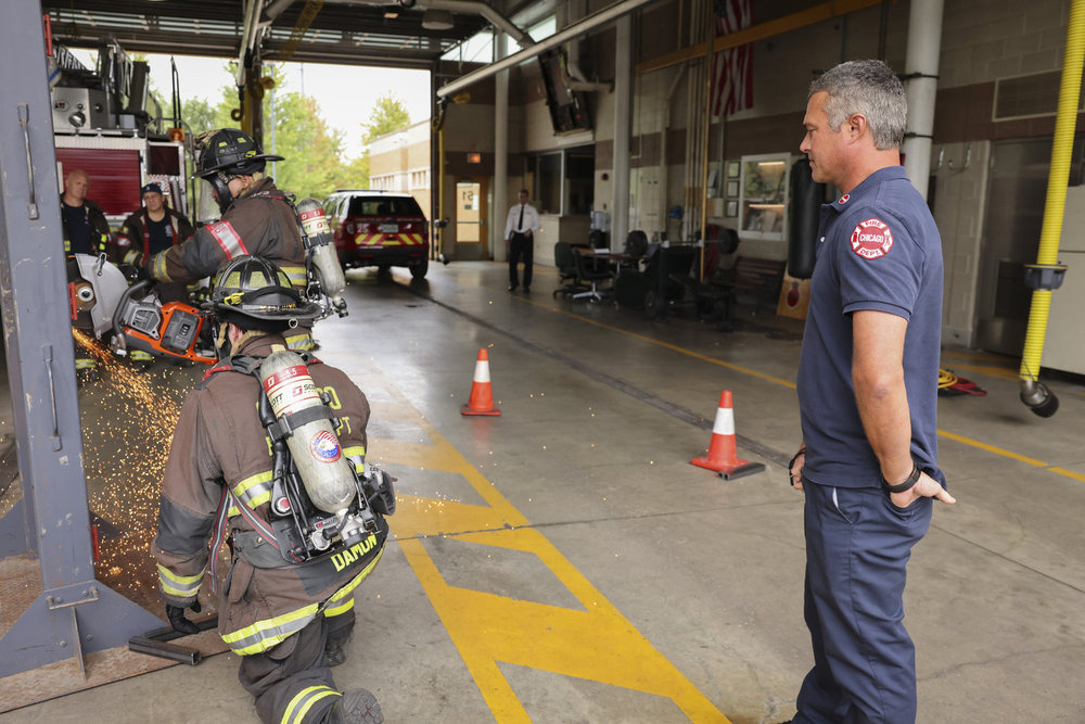CHICAGO FIRE -- "Ride the Blade" Episode 13002 -- Pictured: Taylor Kinney as Kelly Severide