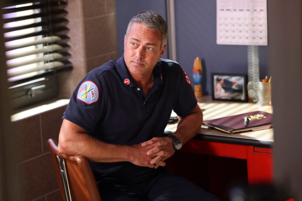 CHICAGO FIRE -- "Ride the Blade" Episode 13002 -- Pictured: Taylor Kinney as Kelly Severide