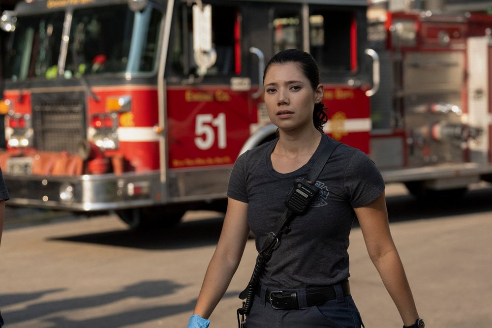 CHICAGO FIRE -- "Ride the Blade" Episode 13002 -- Pictured: Hanako Greensmith as Violet Mikami