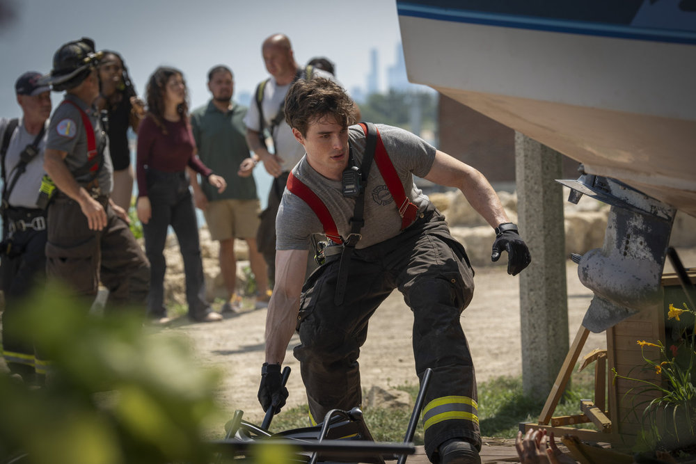 CHICAGO FIRE -- "Ride the Blade" Episode 13002 -- Pictured: Michael Bradway as Damon