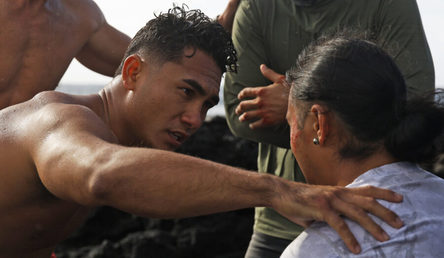 RESCUE: HIGH SURF Season 1 Episode 3 - Alex Aiono | Tell-Tale TV Still from RESCUE: HIGH SURF Season 1 Episode 3 of Alex Aiono.