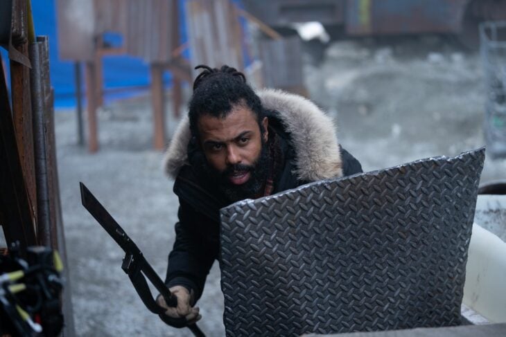Still from Snowpiercer Season 4 Episode 8 of Daveed Diggs.