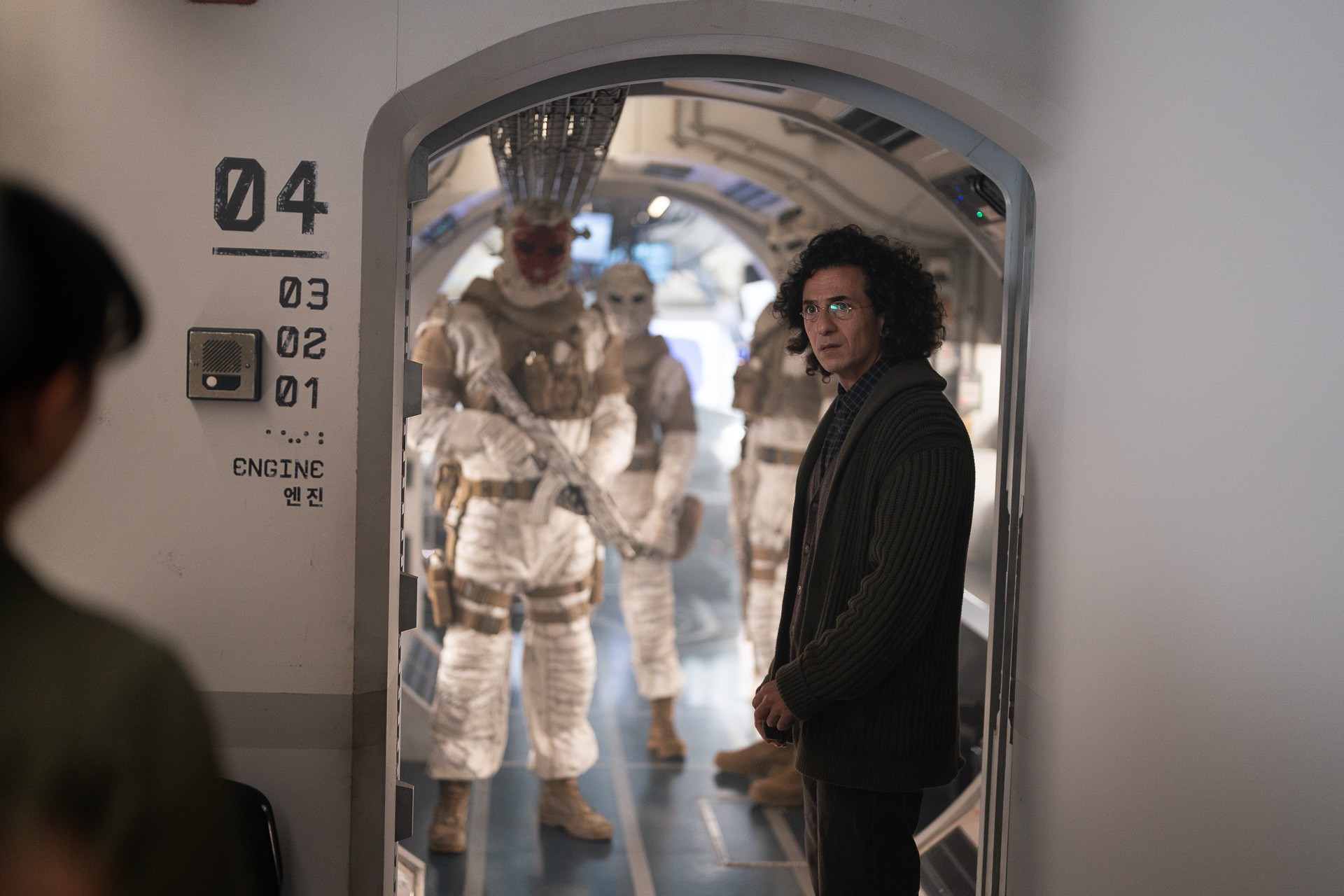 Still from Snowpiercer Season 4 Episode 8 of Michael Aronov.