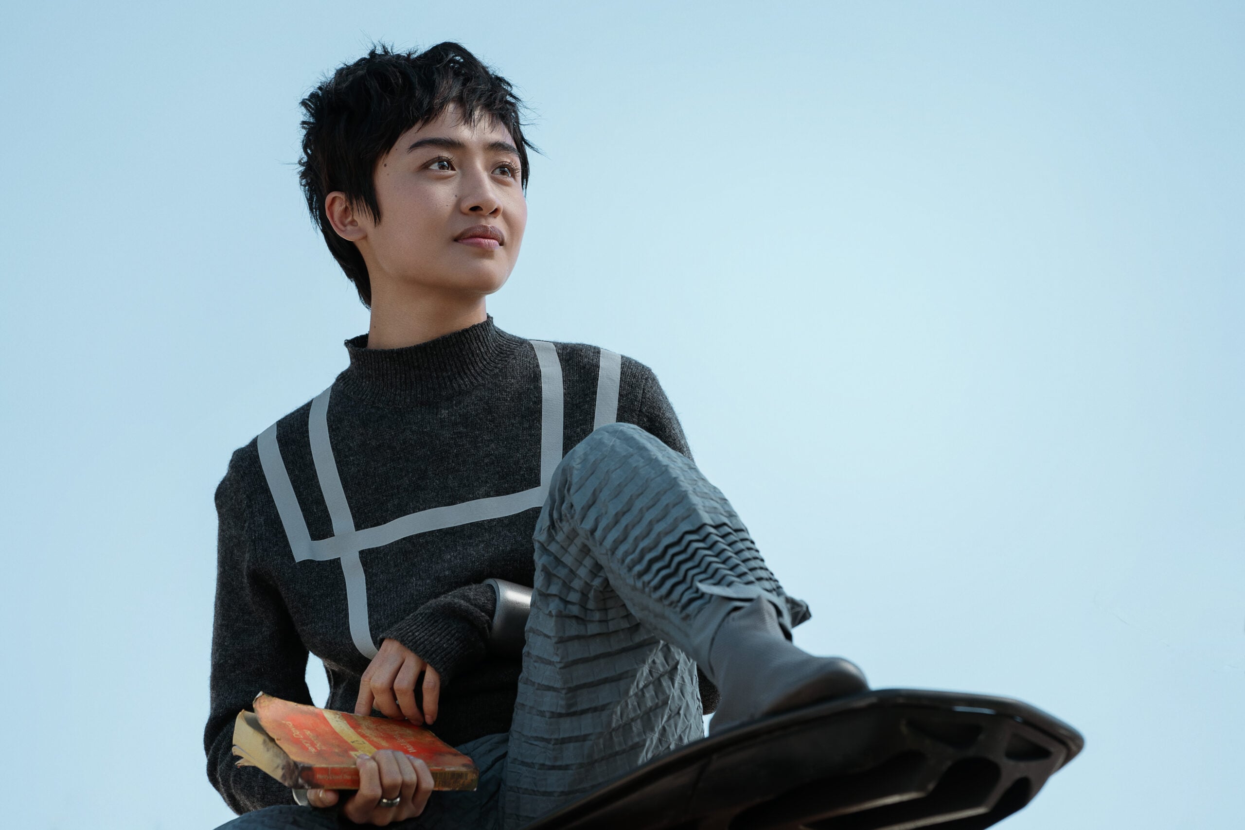 UGLIES. Brianne Tju as Shay in UGLIES. Cr. Brian Douglas/Netflix © 2024