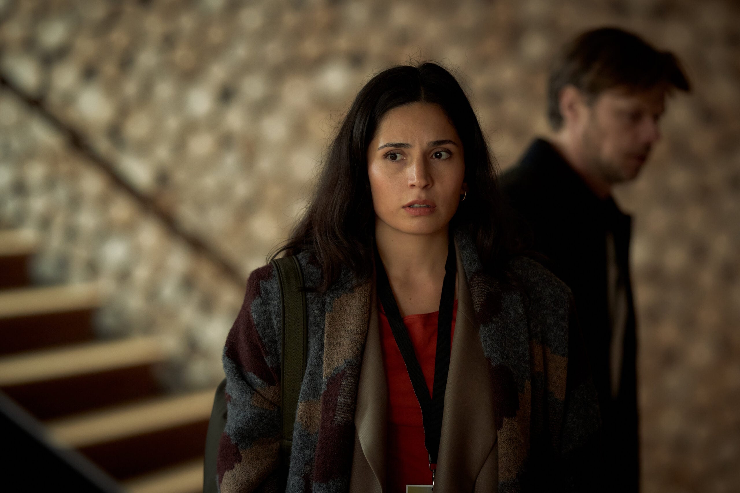 Still from VAN DER VALK SEASON 4 EPISODE 3 of Sinem Kavus as Danielle Panhoff.