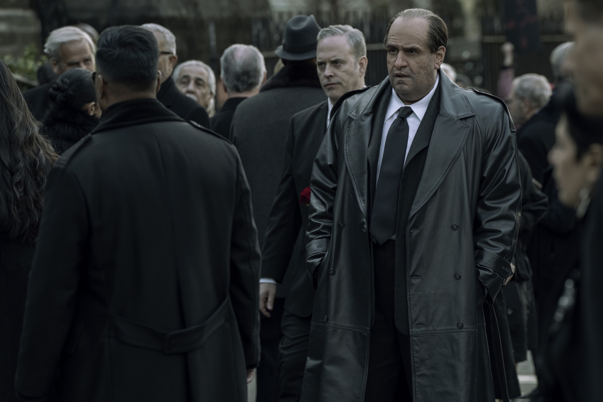 Still from The Penguin Season 1 Episode 2 of Colin Farrell.