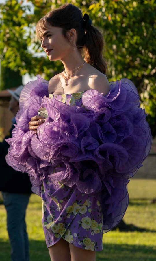 Emily in Paris Season 3 Episode 6 -- Lily Collins. | Tell-Tale TV Emily in Paris Season 3 Episode 6 -- Lily Collins.