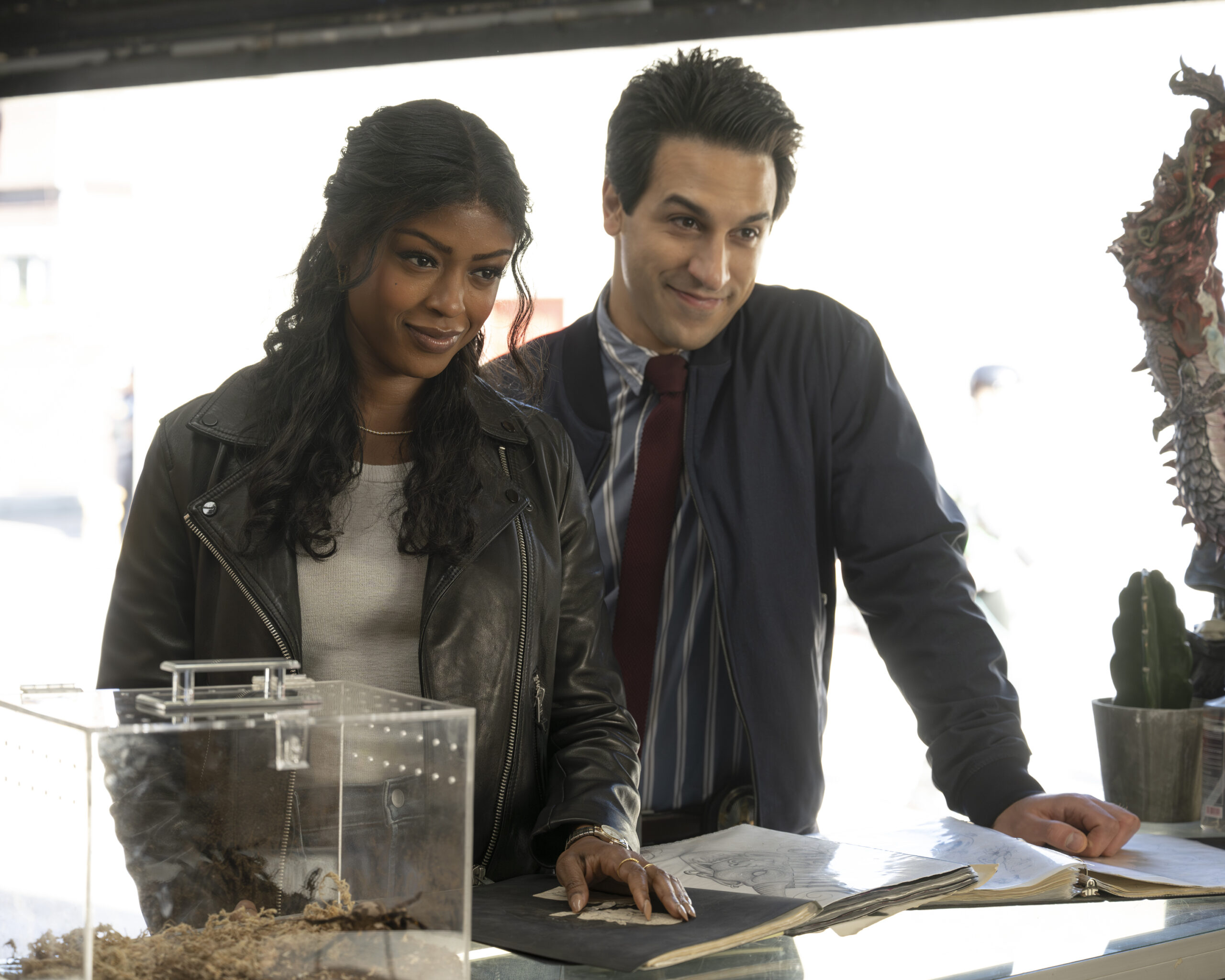 JAVICIA LESLIE, DENIZ AKDENIZ in High Potential Season 1 Episode 5, "Croaked." | Tell-Tale TV JAVICIA LESLIE, DENIZ AKDENIZ in High Potential Season 1 Episode 5, "Croaked."