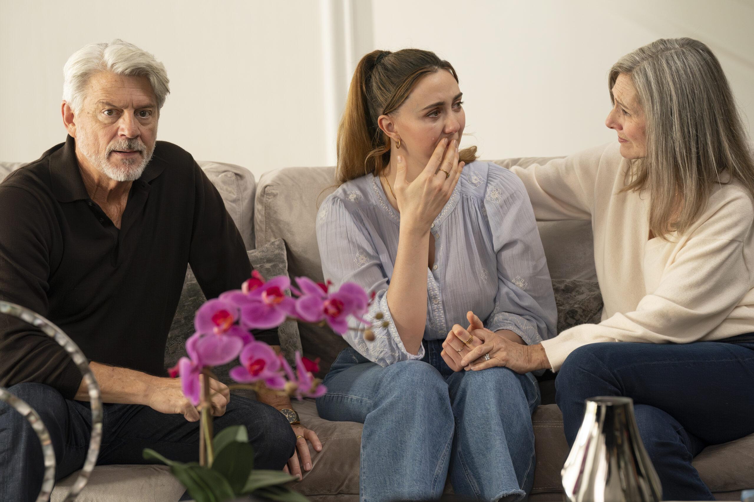 CHRISTOPHER COUSINS, MADELINE ZIMA, PAMELA SHAFER In High Potential Season 1 Episode 4, "Survival Mode." | Tell-Tale TV CHRISTOPHER COUSINS, MADELINE ZIMA, PAMELA SHAFER In High Potential Season 1 Episode 4, "Survival Mode."