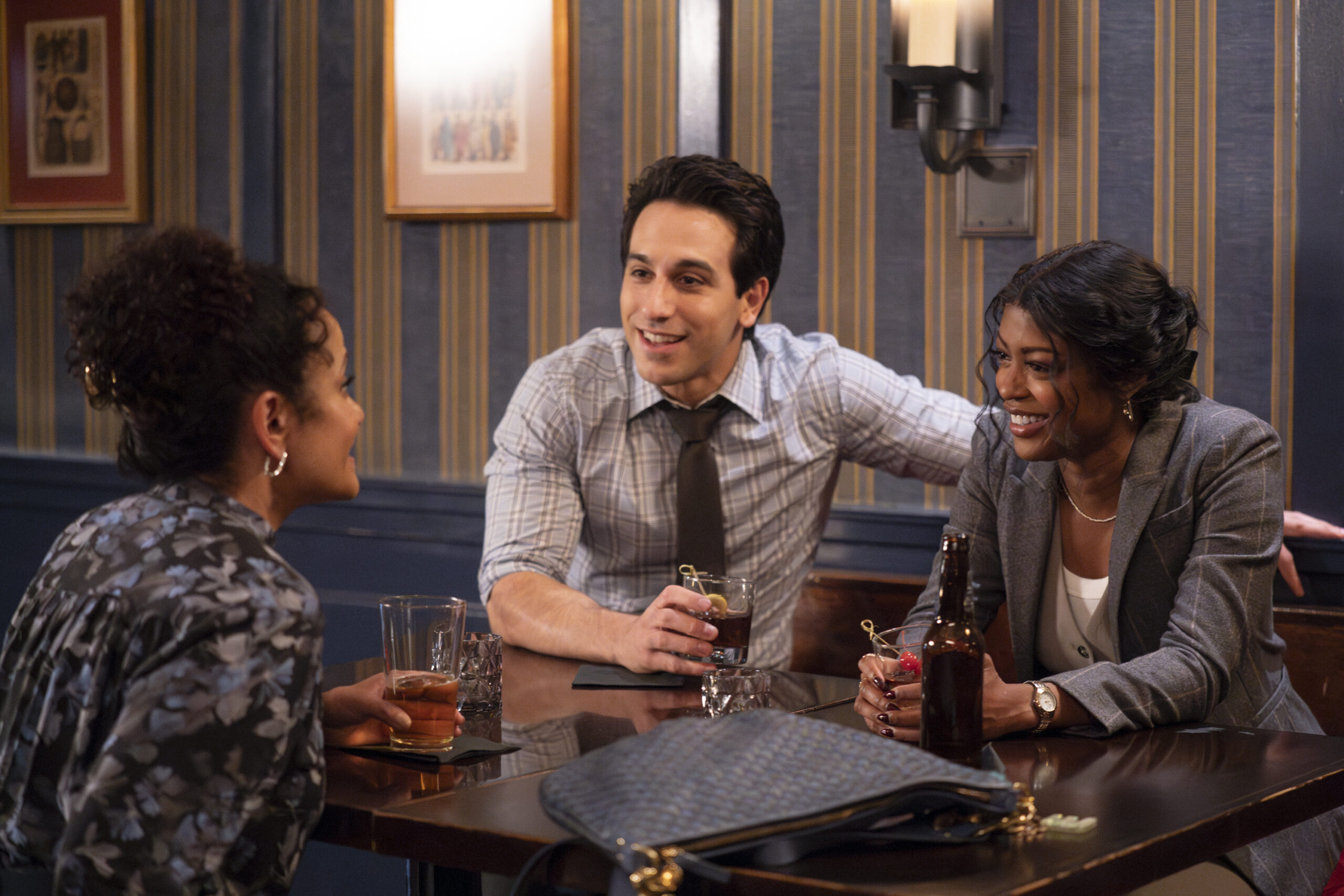 JUDY REYES, DENIZ AKDENIZ, JAVICIA LESLIE in High Potential Season 1 Episode 6, "Hangover."