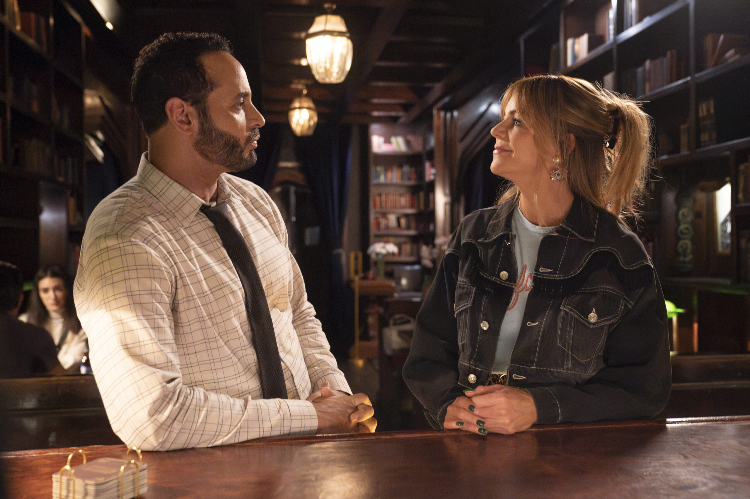 DANIEL SUNJATA, KAITLIN OLSON on High Potential Season 1 Episode 6, "Hangover."