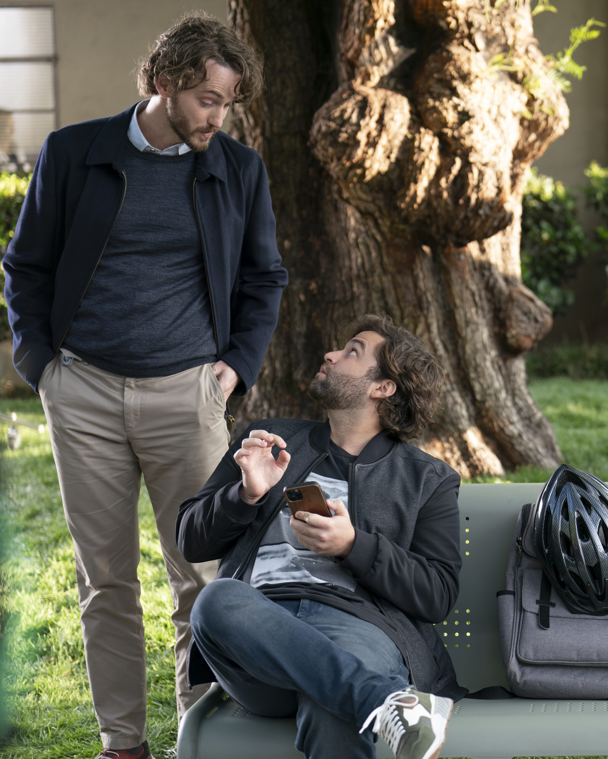 Grey's Anatomy Season 21 Episode 3 - I Can See Clearly Now - MICHAEL THOMAS GRANT, JAKE BORELLI | Tell-Tale TV Grey's Anatomy Season 21 Episode 3 - I Can See Clearly Now - MICHAEL THOMAS GRANT, JAKE BORELLI - Levi and the Chaplain