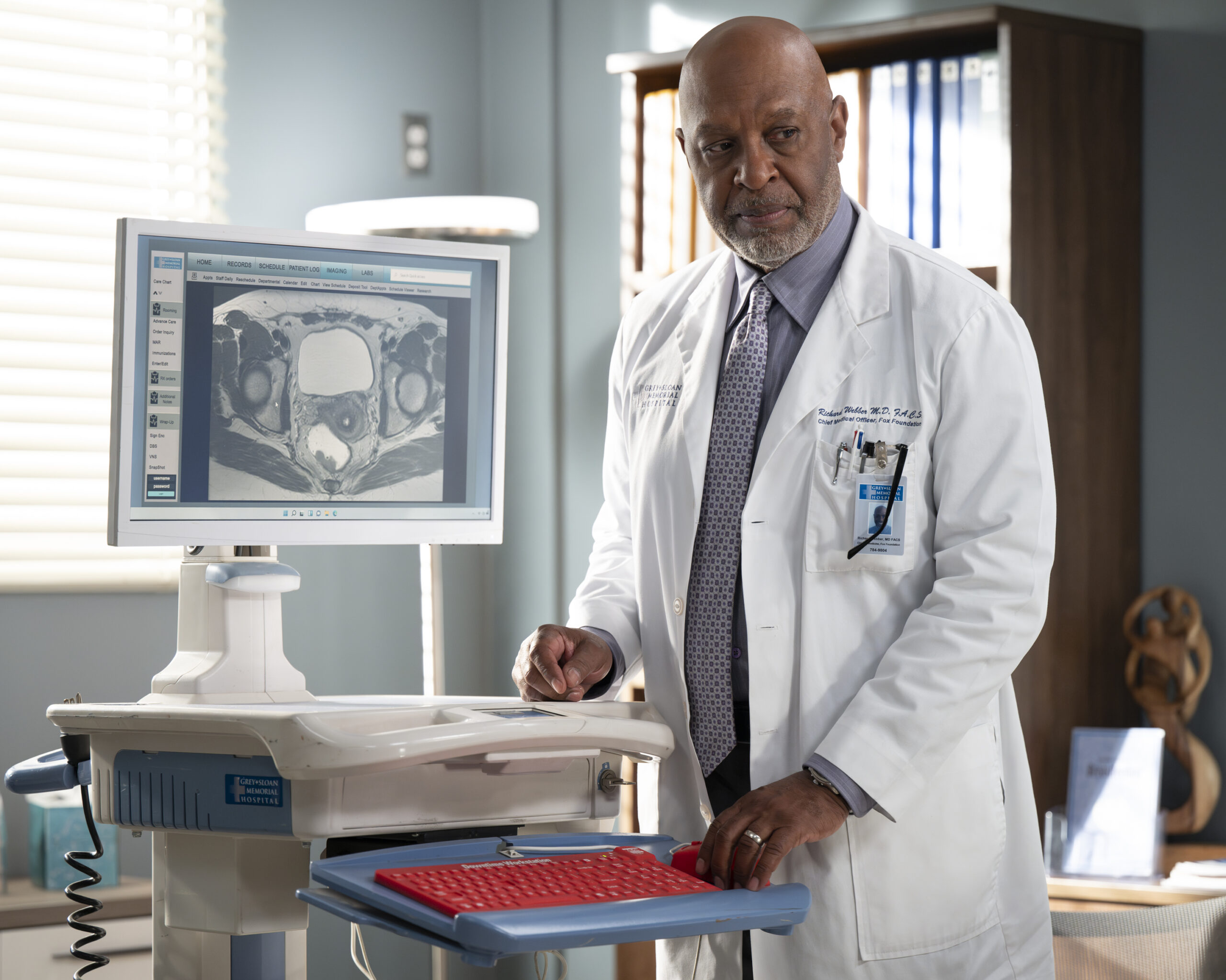 JAMES PICKENS JR. as Richard Webber Grey's Anatomy Season 21 Episode 4: This One's for the Girls