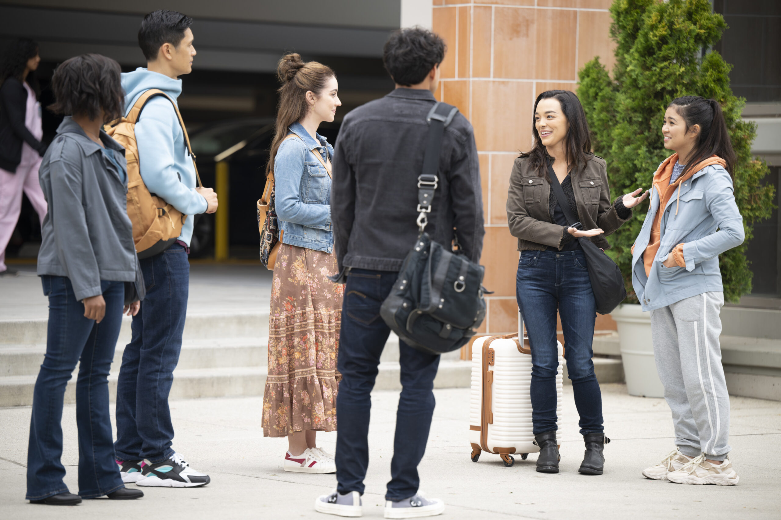 Mika introduces her sister to the rest of the interns on Grey's Anatomy Season 21 Episode 4: This One's for the Girls HARRY SHUM JR., ADELAIDE KANE, MIDORI FRANCIS, JULIA ROSE
