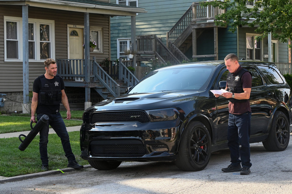 CHICAGO P.D. -- "The After" Episode 12004 -- Pictured: (l-r) Patrick John Flueger as Officer Adam Ruzek, Jason Beghe as Sgt. Hank Voight
