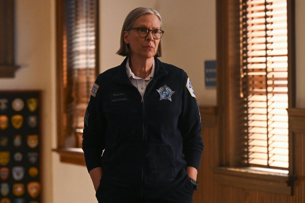 CHICAGO P.D. -- "The After" Episode 12004 -- Pictured: Amy Morton as Desk Sgt. Trudy Platt
