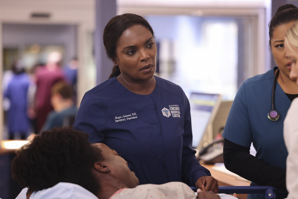 Chicago Med - Season 10 | Tell-Tale TV CHICAGO MED -- "Trust Fall" Episode 1003 -- Pictured: Marlyne Barrett as Maggie Lockwood