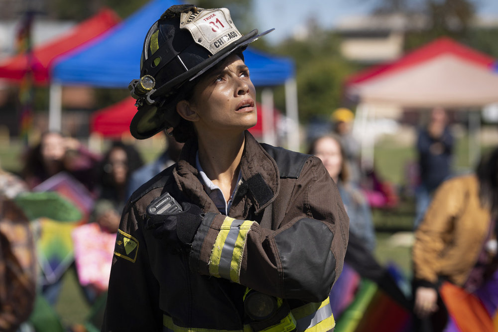 CHICAGO FIRE -- "Through The Skin" Episode 13004 -- Pictured: Miranda Rae Mayo as Stella Kidd