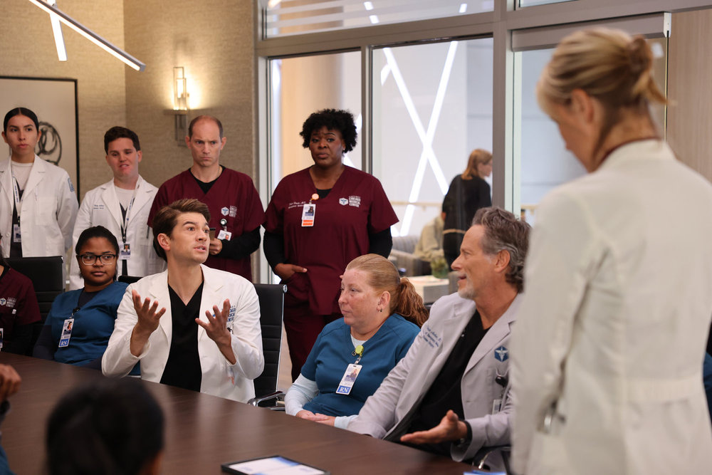 CHICAGO MED -- "Blurred Lines" Episode 1004 -- Pictured: Devin Kawaoka as Dr. Kai Tanaka-Reed