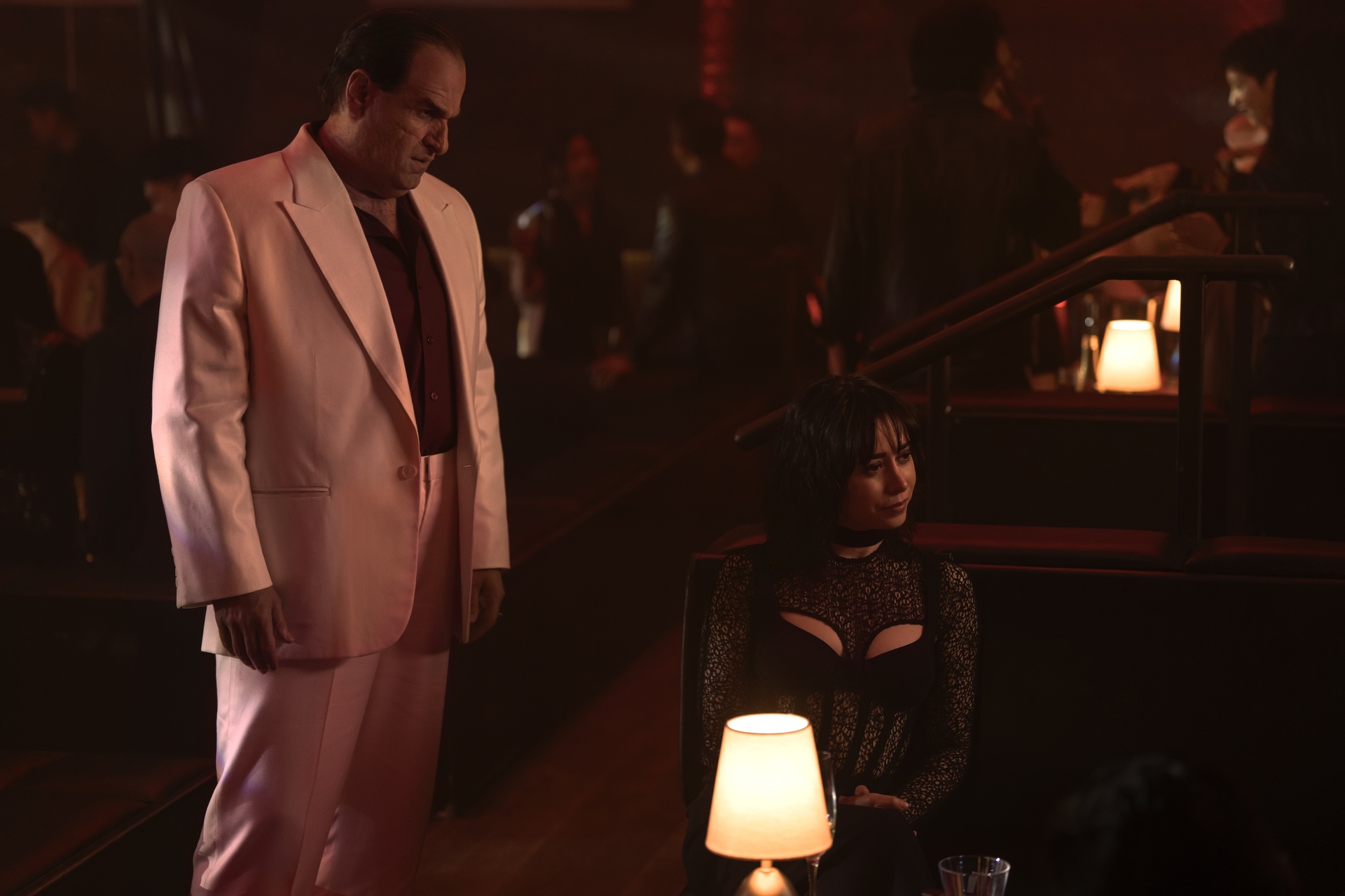 The Penguin Season 1 Episode 3 - Colin Farrell and Cristin Milioti