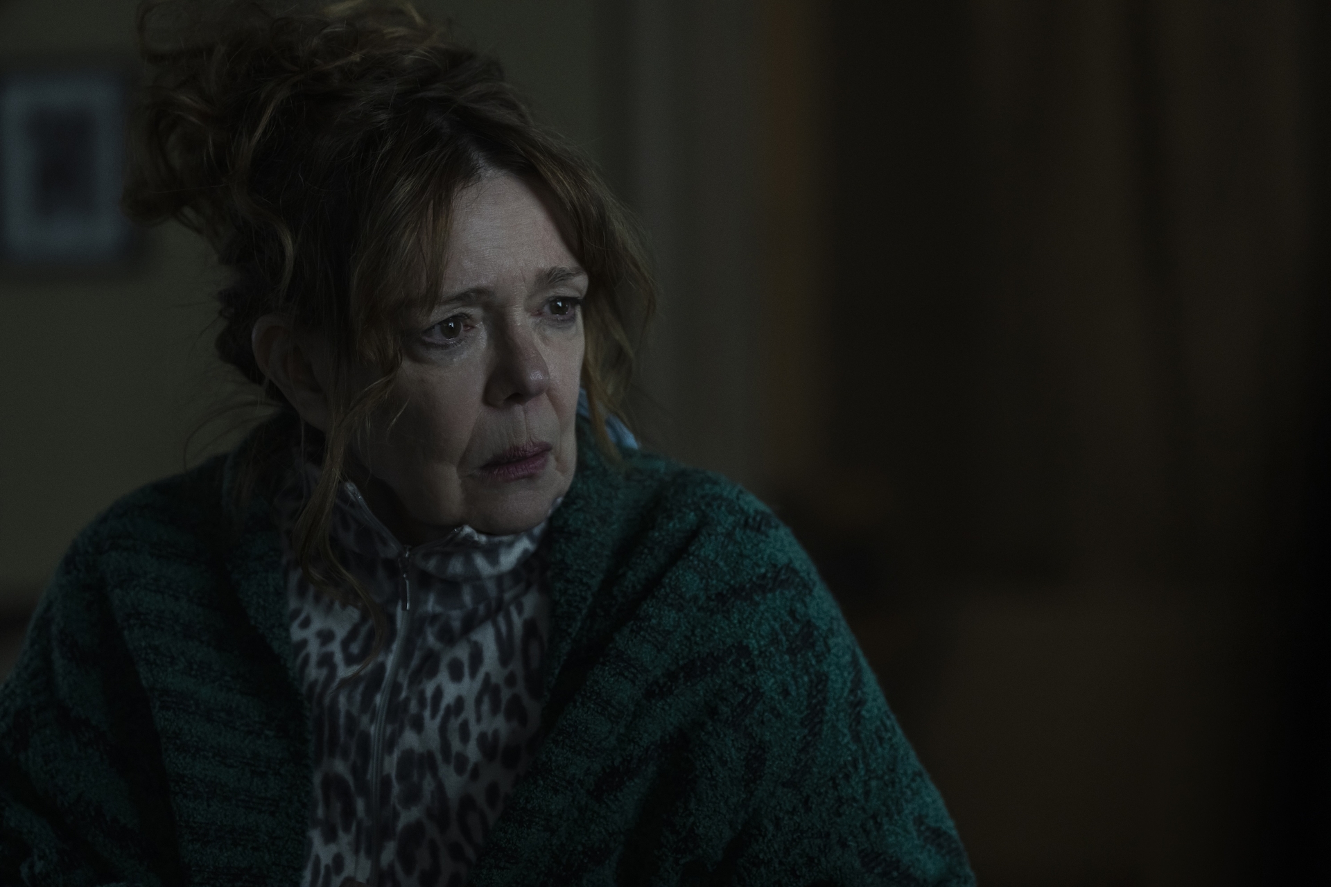 The Penguin Season 1 Episode 6 - Deirdre O'Connell | Tell-Tale TV Still from The Penguin Season 1 Episode 6 of Deirdre O'Connell.