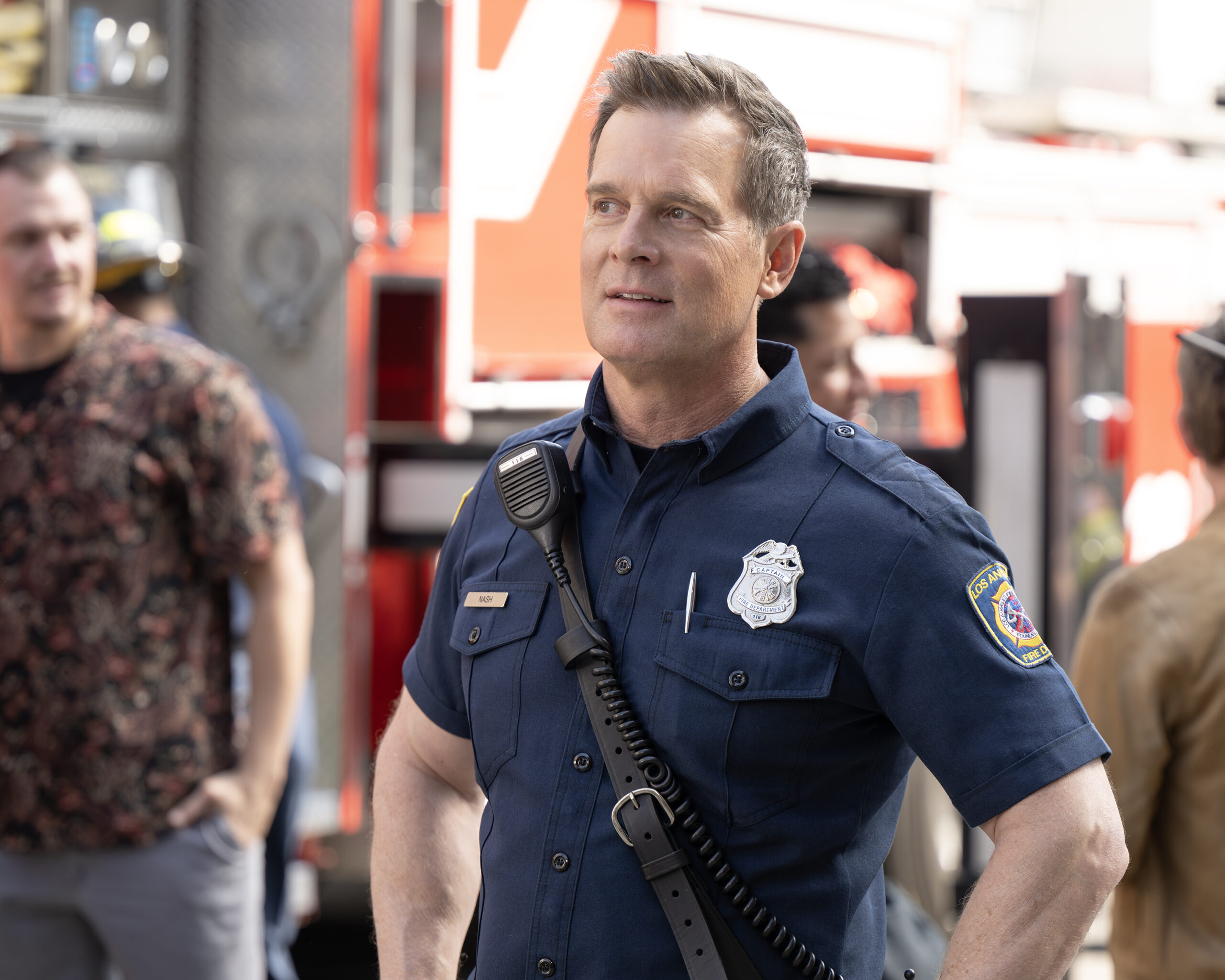 9-1-1 Season 8 Episode 7, "Hotshots" -- PETER KRAUSE