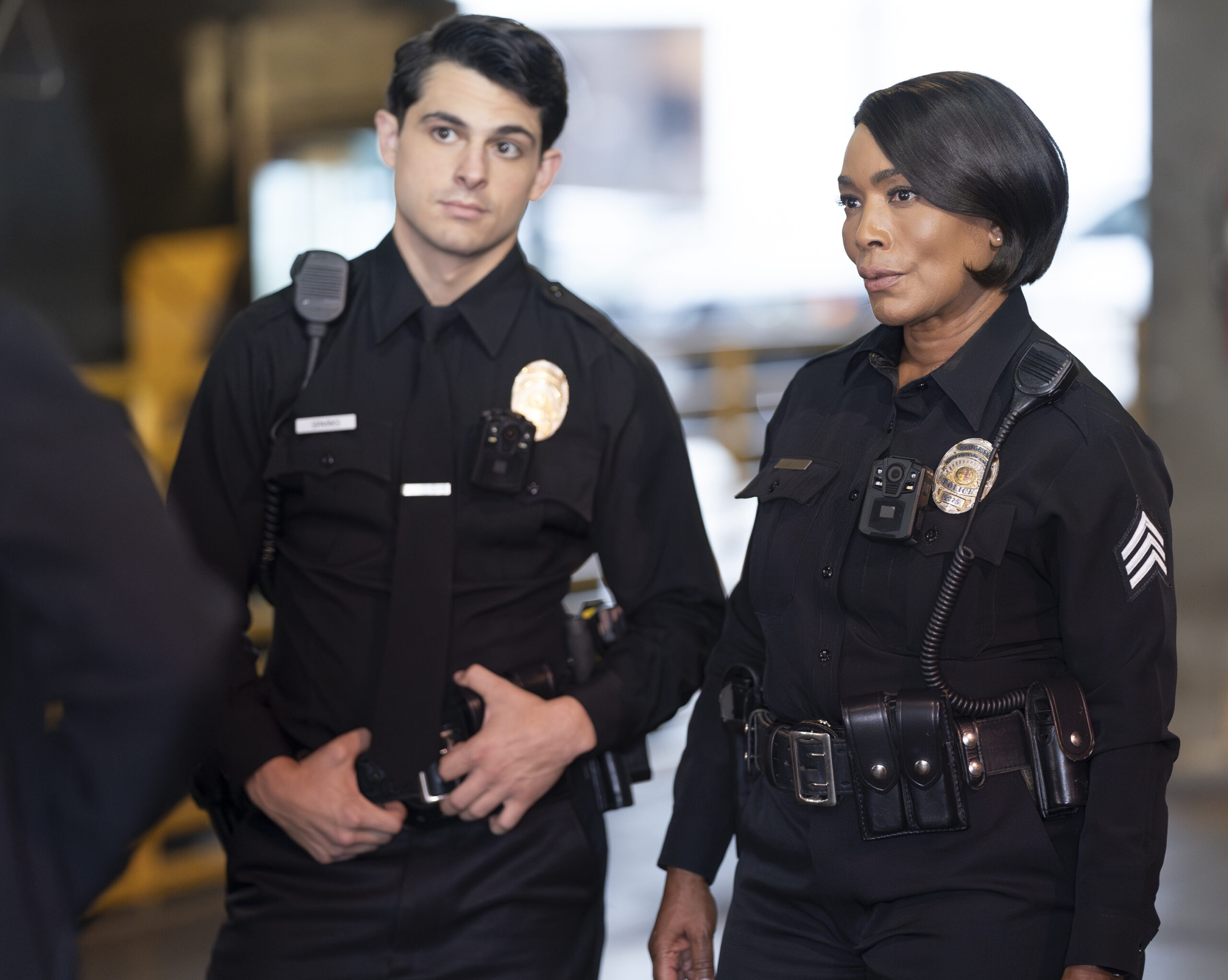 9-1-1 Season 8 Episode 7, "Hotshots" -- ZACH TINKER, ANGELA BASSETT
