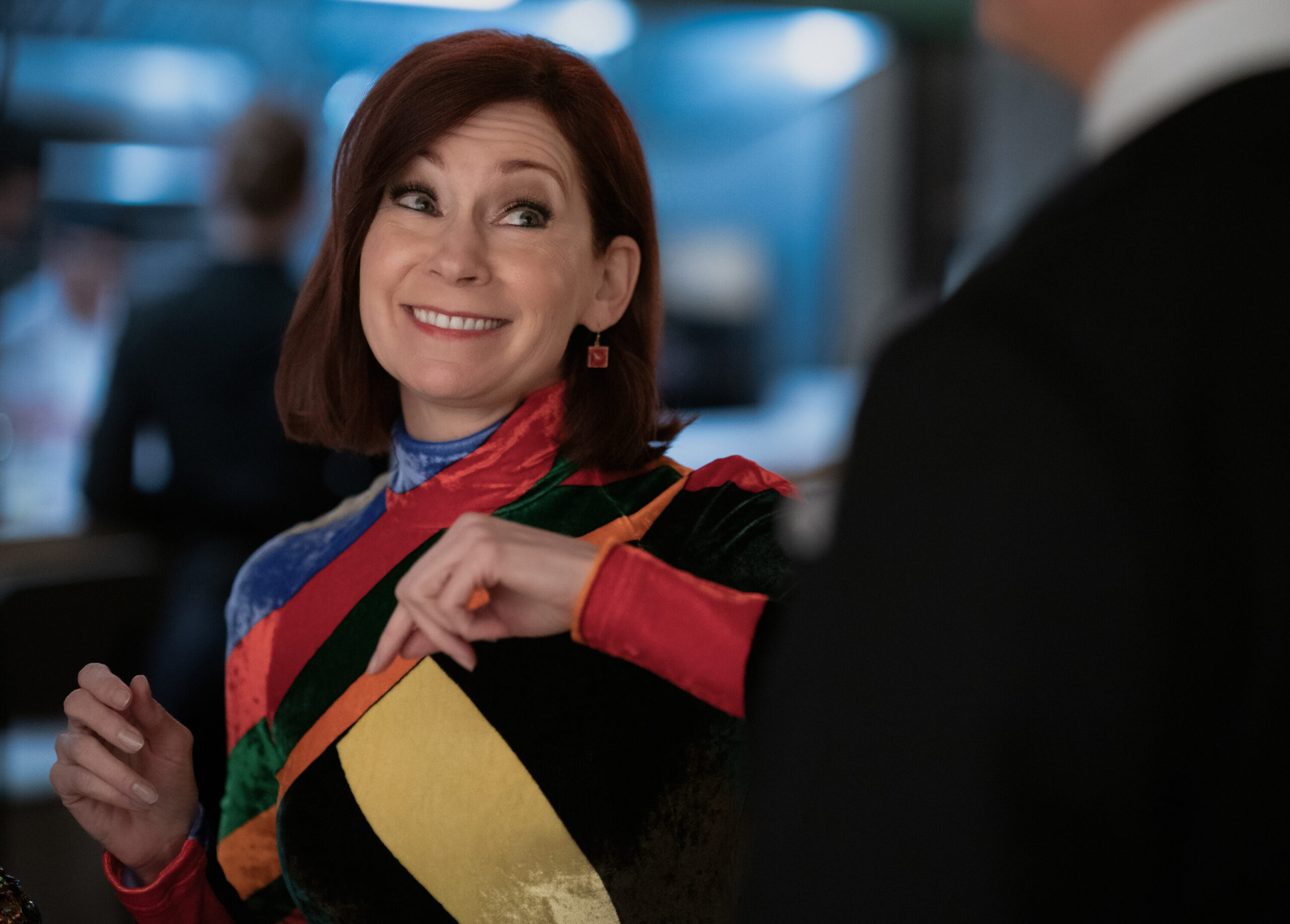 Still from Elsbeth Season 2 Episode 5 of Carrie Preston as Elsbeth Tascioni.
