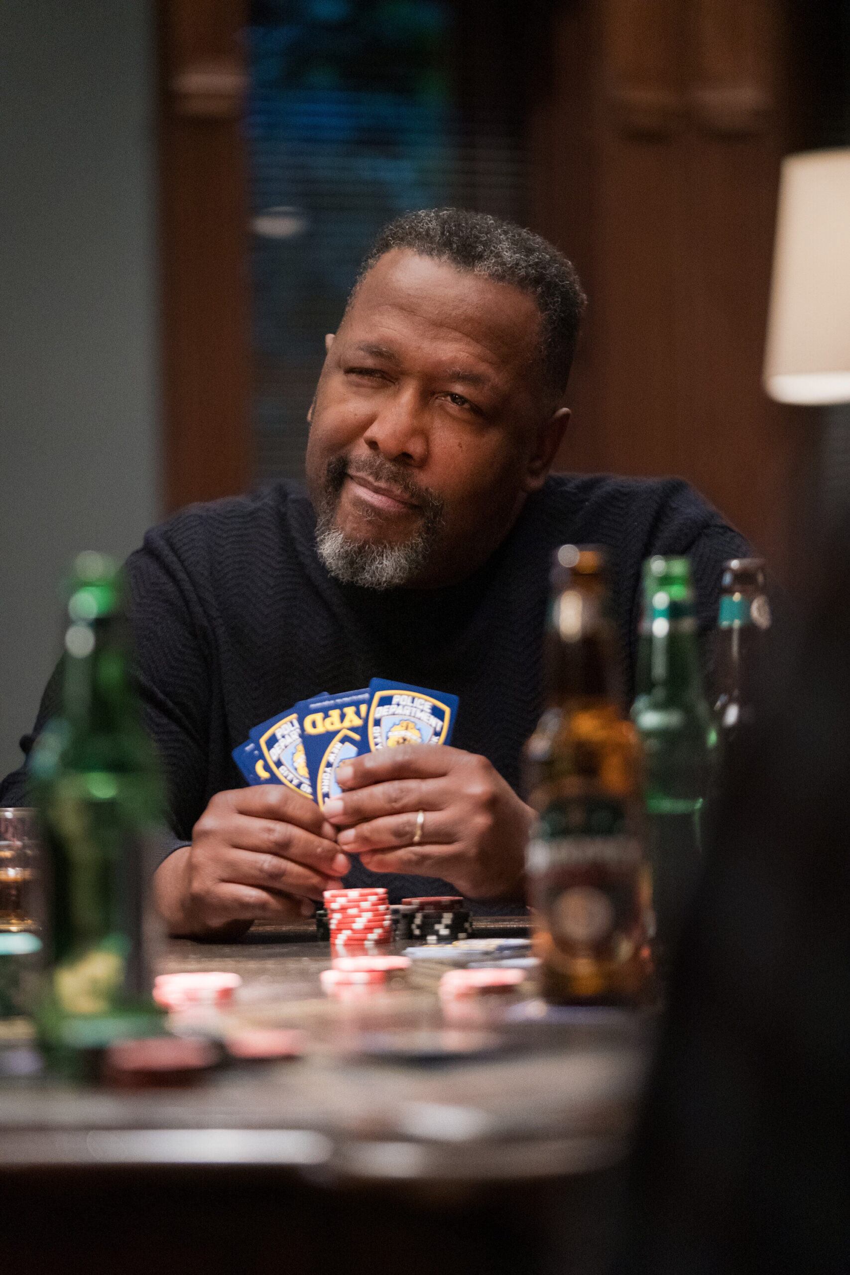 Still from Elsbeth Season 2 Episode 5 of Wendell Pierce as Captain Wagner.