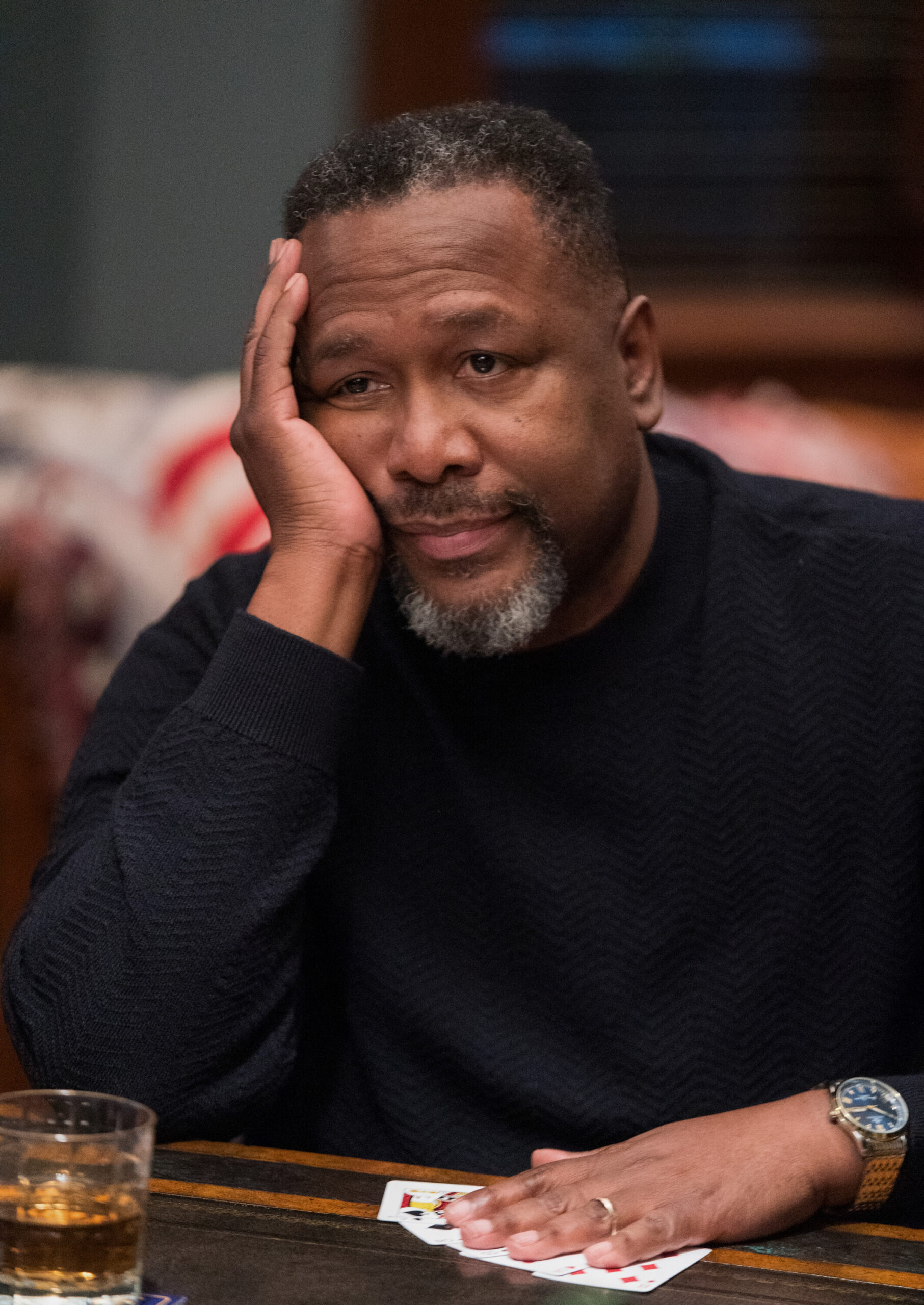 Still from Elsbeth Season 2 Episode 5 of Wendell Pierce as Captain Wagner.