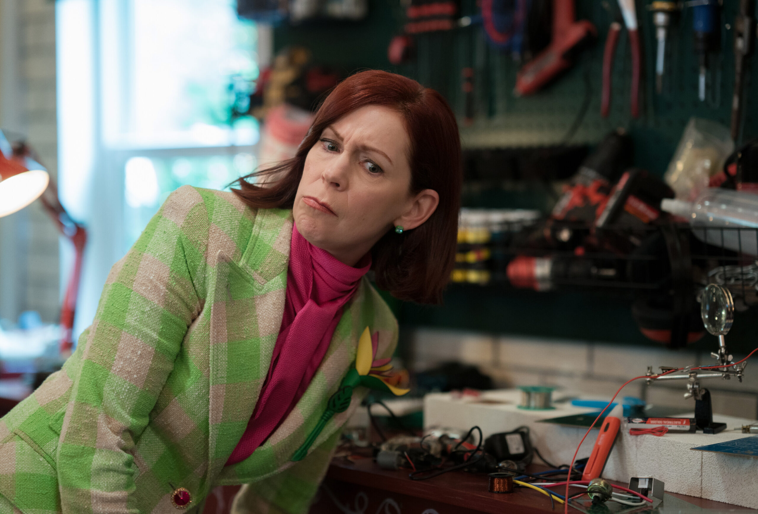 Still from Elsbeth Season 2 Episode 6 of Carrie Preston as Elsbeth Tascioni.
