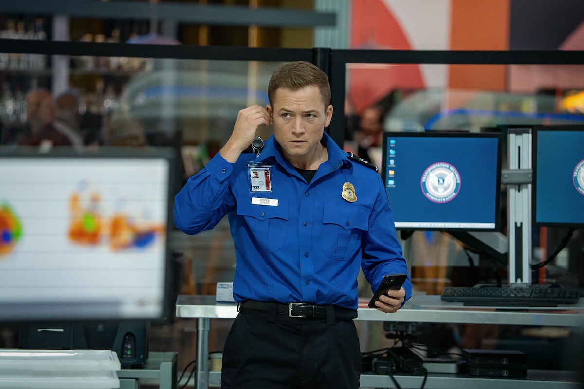 Carry-On | Tell-Tale TV Carry-On Taron Egerton as Ethan Kopek