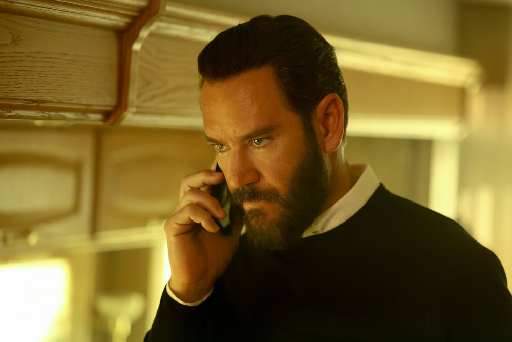 Still from Found Season 2 Episode 8 of Mark-Paul Gosselaar as Sir.