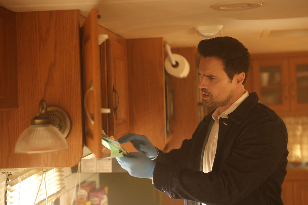 Still from Found Season 2 Episode 8 of Brett Dalton as Detective Mark Trent.