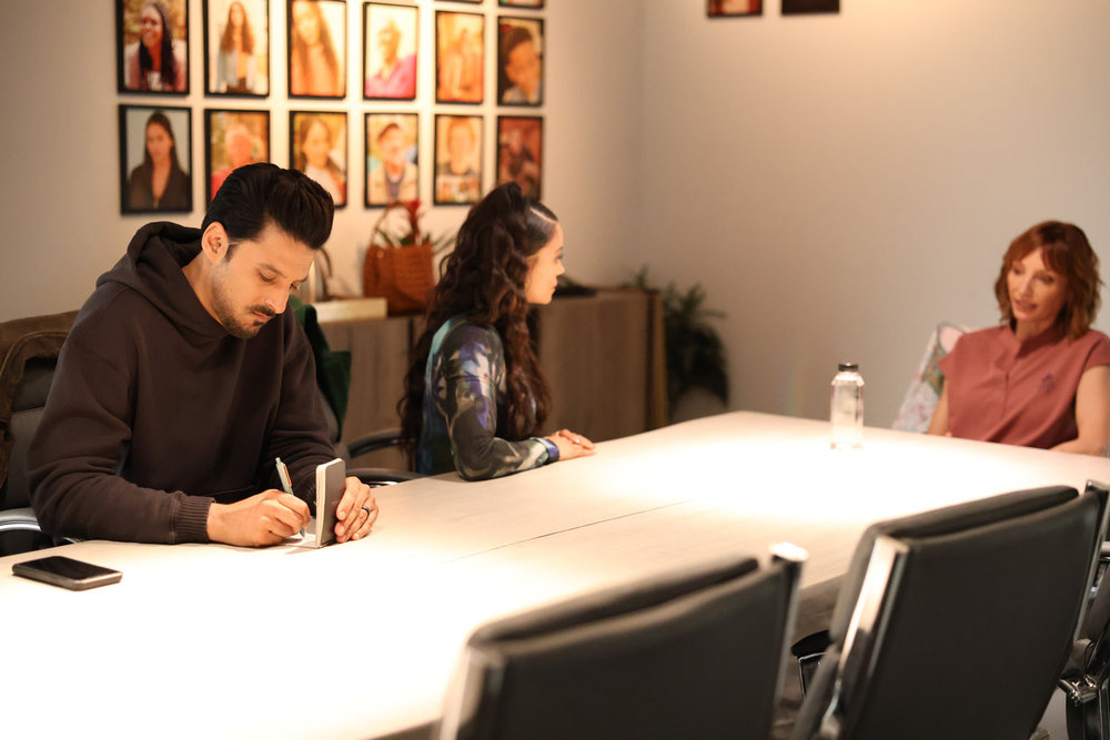 Still from Found Season 2 Episode 8 of Karan Oberoi as Dahn and Gabrielle Walsh as Lacey pictured from left to right.