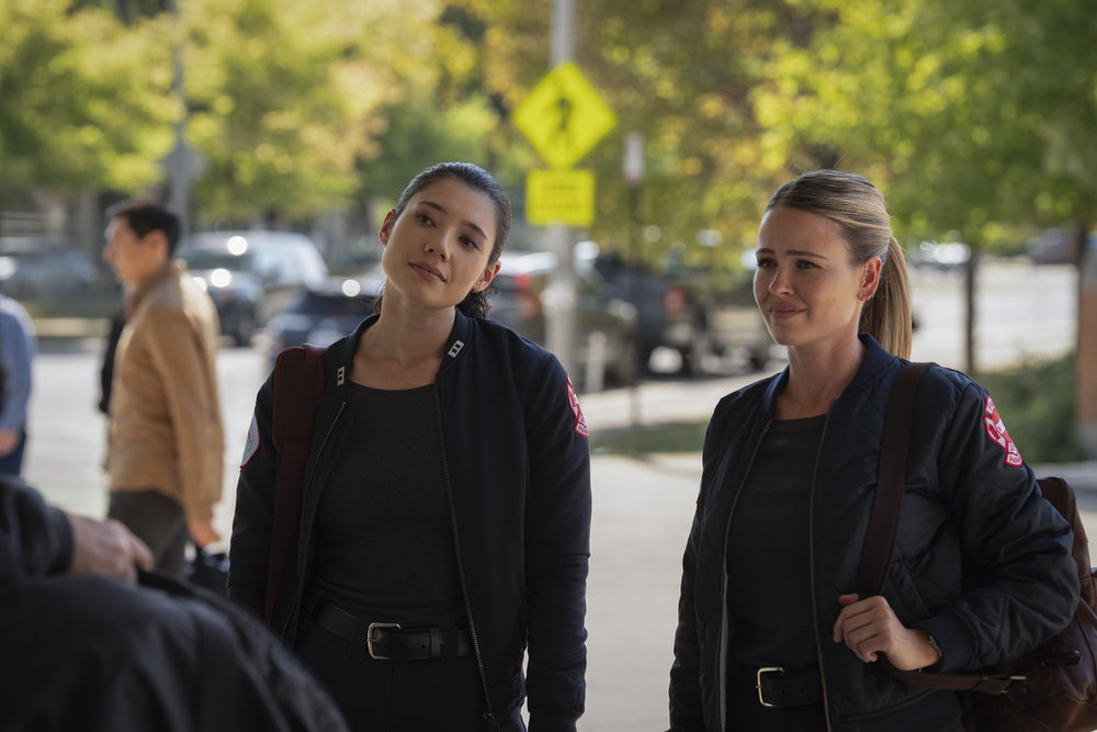 Chicago Fire Season 13 Episode 6 - Birds of Prey - Violet and Lizzie Novak
