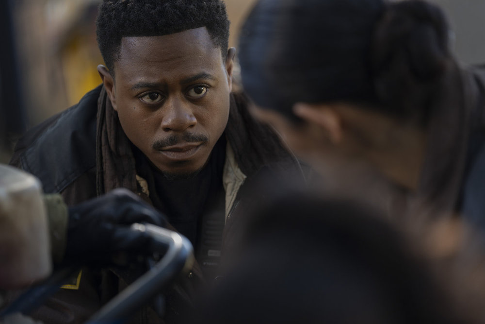 CHICAGO FIRE -- "Quicksand" Episode 13008 -- Pictured: (l-r) Daniel Kyri as Darren Ritter
