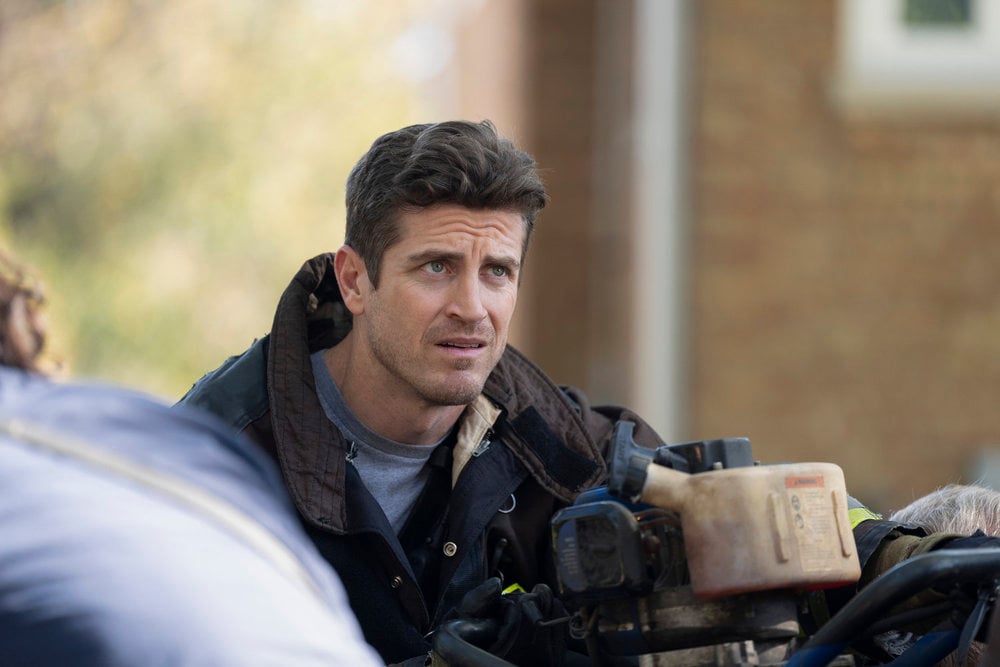 CHICAGO FIRE -- "Quicksand" Episode 13008 -- Pictured: Jake Lockett as Sam Carver